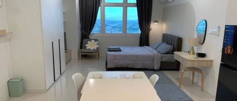 1 chambre, lit de bébé portatif, accÚs à Internet, literie fournie