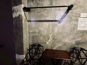 Quarto duplo, banheiro compartilhado | Parte interna