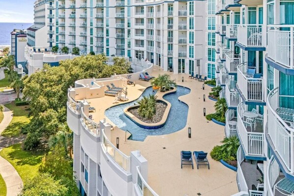 Pool - Fun 2br Oceanview in One of Myrtles newer Resorts (Myrtle Beach)