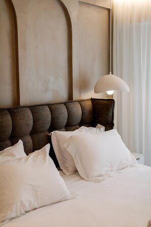 1 bedroom, iron/ironing board, WiFi, bed sheets - Old Town Luxury 2 Apartment with Balcony, Wi-Fi, and Air Conditioning (Kos)