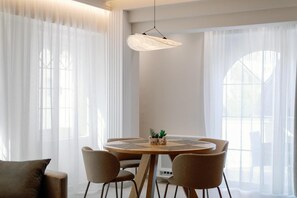 Dining - Old Town Luxury 2 Apartment with Balcony, Wi-Fi, and Air Conditioning (Kos)