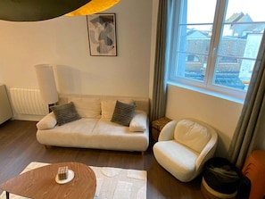 Living area - Villa Christiane, Opale Suites, Ocean and Dunes View (Quend)