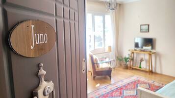 Appartamento Deluxe, balcone, vista montagna | Vista dalla camera