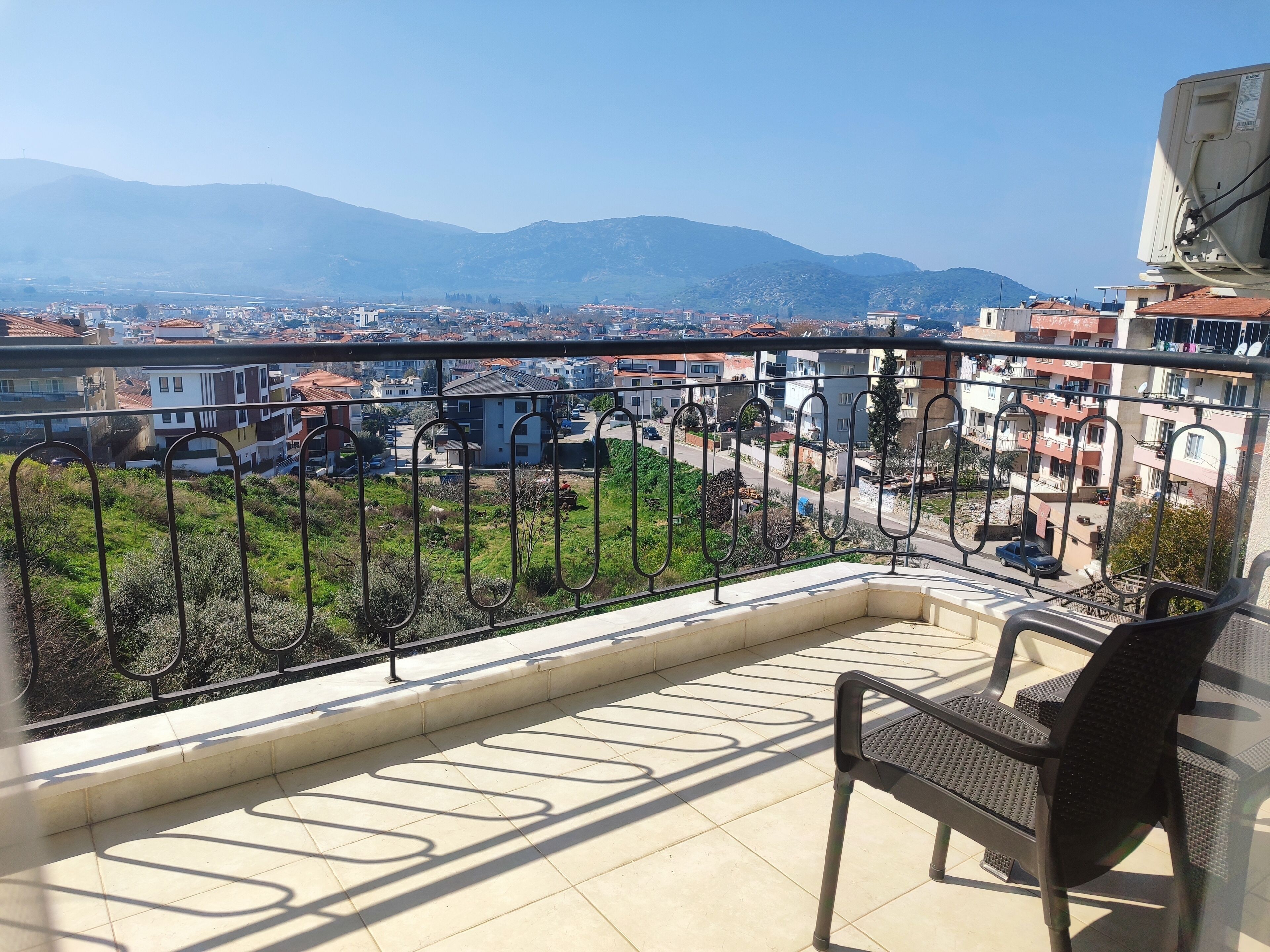 Deluxe-Apartment, Balkon, Bergblick | Balkon