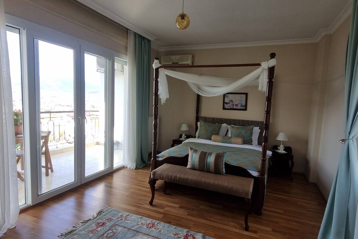 Chambre Double Confort, balcon, vue montagne