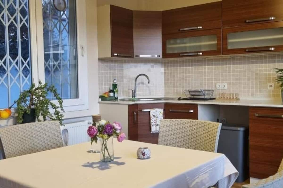 Familierom, balkong, fjellutsikt