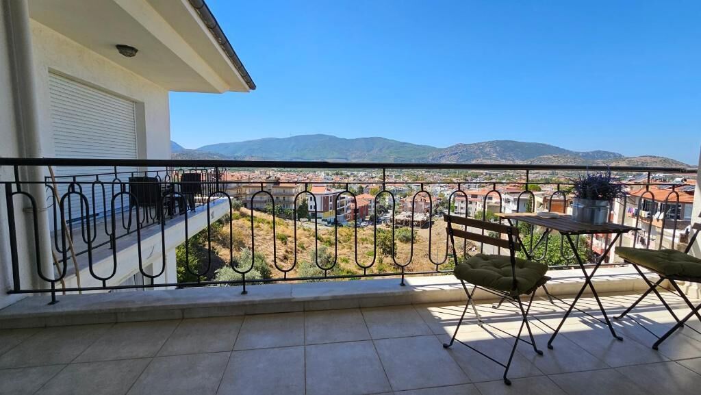 Deluxe Double Room, Balcony, Mountain View | Outdoor dining