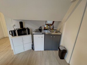 Fridge, microwave, oven, coffee/tea maker - Exceptional apartment in the heart of the city (Reims)