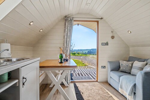 Harvest Luxury pods with stunning views