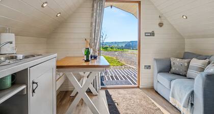 Harvest Luxury pods with stunning views