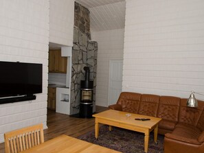 Fernseher, Kamin