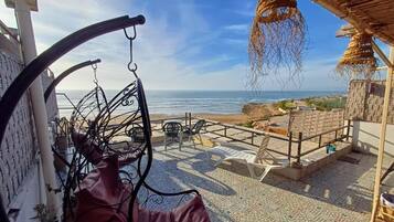 Appartement Deluxe, vue jardin | Terrasse/Patio