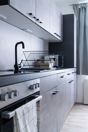 Private kitchen - revLIVING Apartment EMERALD GREEN Waidhofen an der Thaya (Waidhofen an der Thaya)