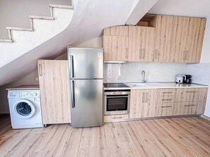 Villa, 2 Bedrooms, Smoking, Private Pool | Private kitchen - Seaside Pool Villas (Nea Propontida)