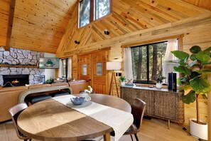 Dining - Hot Tub Cabin w/ Game Loft, Fireplace + Deck – Near Lake & Slopes (Big Bear Lake)