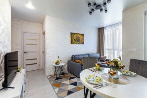 Interior - Three-room apartment near Avia Mall (Minsk)