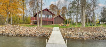 Mille Lacs Lake Cabin: Private Dock, Deck & Grill