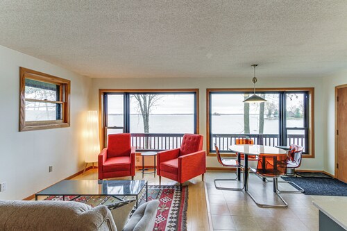 Mille Lacs Lake Cabin: Private Dock, Deck & Grill