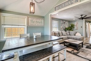 House (4 Bedrooms) | Interior - 100 Ft to Shore! PCB Home w/ Outdoor Entertainment (Panama City Beach)