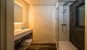 Hair dryer, towels - Modern Comfort Meets Nature: Pool, Sauna, and Trails Right Outside Your Room (Zeegse)