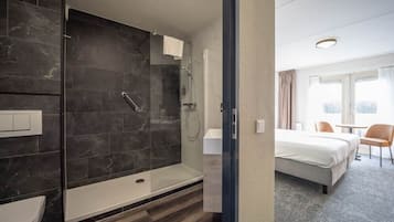 Hair dryer, towels