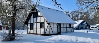 Our Knüllperle half timbered holiday home next to Silbersee lake in Frielendorf