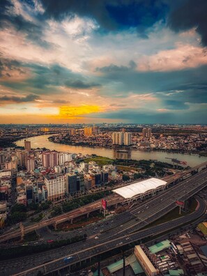 Aerial view - 1 Bedroom Apartment for Rent at Vinhomes Central Park (Thành phố Hồ Chí Minh)
