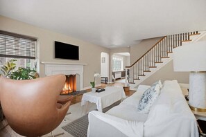House, 4 Bedrooms | Living area | Smart TV - A Peaceful Retreat Amid Your Busy Journey 4 Bedroom Home (Merion Station)