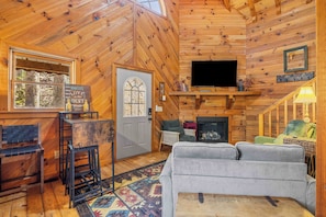 TV - Bear Cub 2 - Cute Cabin in Helen, GA (Helen)