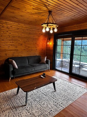 Comfort Bungalow, Microwave, Mountain View | Living area - QZEN BUNGALOW (TRABZON)