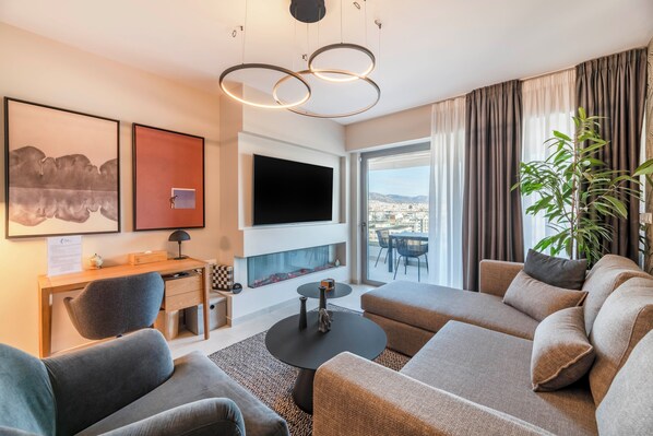 Living area - The HostMaster 910 Loft (Tavros)