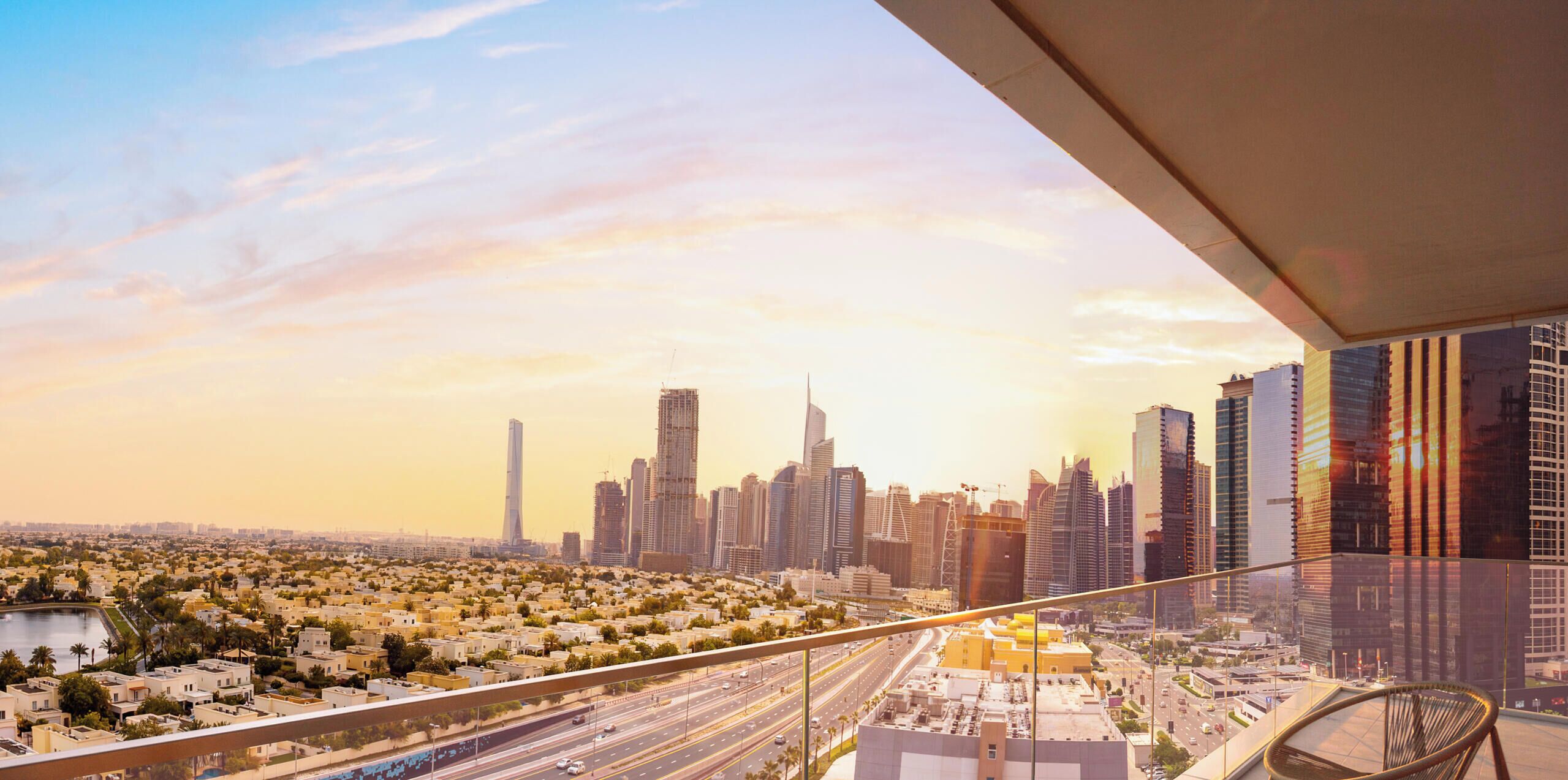 Vue depuis le balcon