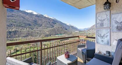 Bellavista Saint-Vincent â Maison de vacances avec grande terrasse et vue montagne