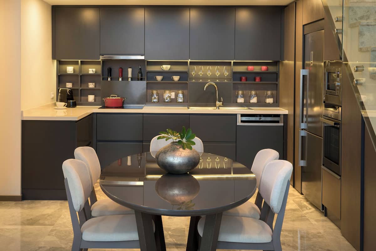 Luxury Villa, Sea View | Private kitchen