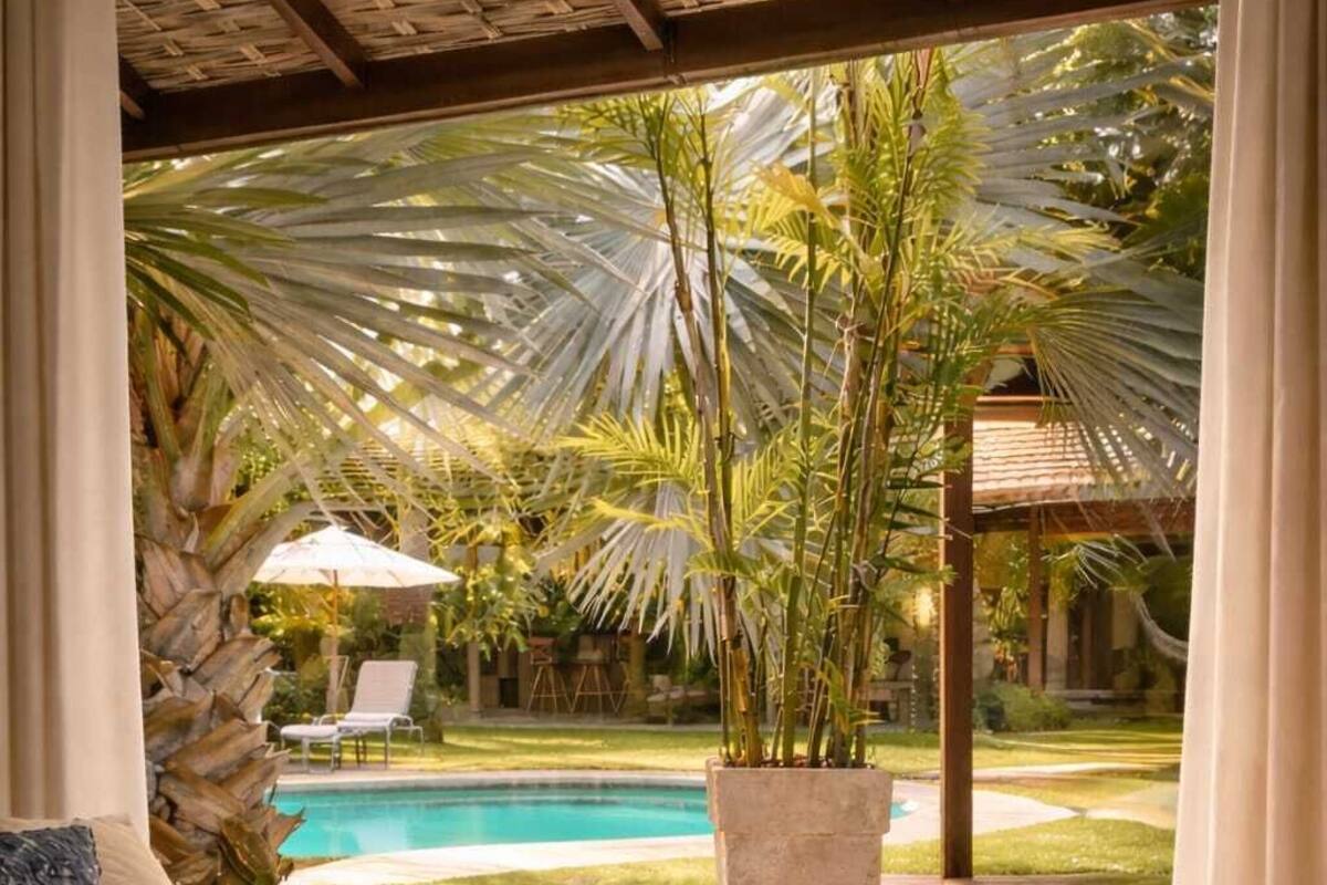 Deluxe dubbelrum - lanai - utsikt mot trädgården