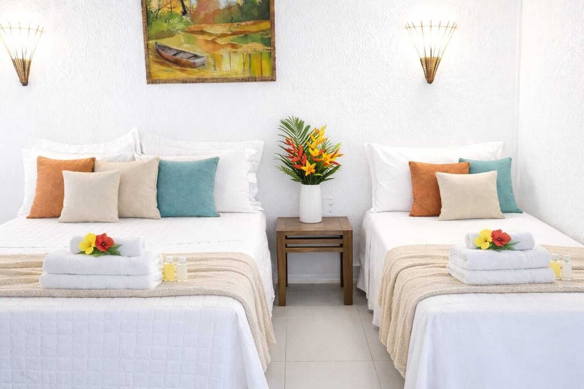 標準三人房, 1 間臥室, 空調, 花園景觀