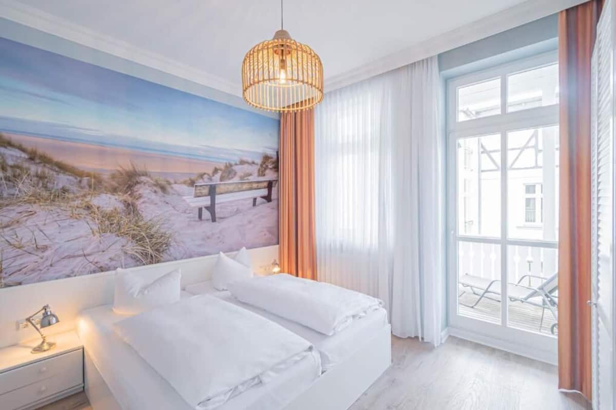 Comfort-Apartment, 2 Schlafzimmer, Meerblick
