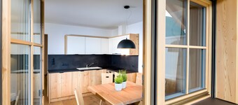Apartamento 'Altmessnerhof Steinklee' con vistas a la montaña, terraza compartida y Wi-Fi