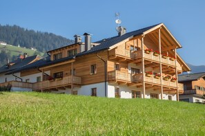 Exterior - Room 'Altmessnerhof Wiesenklee Zimmer' with Mountain View, Shared Terrace and Wi-Fi (Dobbiaco)