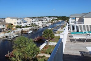 Terrace/patio - Private Pool, Elevator and Canal Front! By Williamson Realty (Ocean Isle Beach)