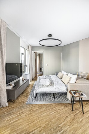 1 chambre, fer et planche à repasser, lit parapluie, Wi-Fi gratuit