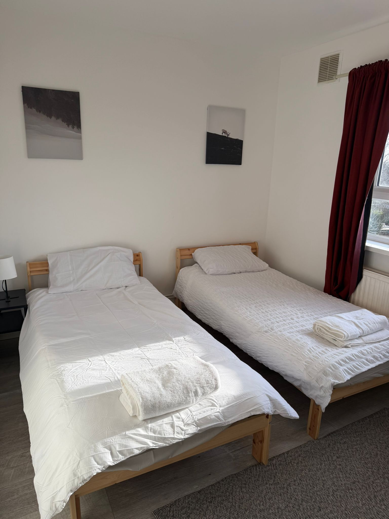 3 bedrooms, iron/ironing board, WiFi, bed sheets