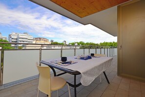 Apartment, 2 Bedrooms, Balcony, City View | Balcony - Flat With Balcony Only 50mt From the Beach (Lignano Sabbiadoro)