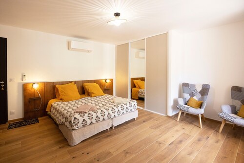 Maison d’hôtes à la ferme « U Bene Stà - Titella » avec vue montagne, Wi-Fi et climatisation