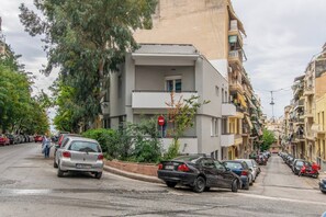 Apartment, 1 Bedroom, Balcony, City View | Exterior - Lighthouse Plaster - Chic Apartment (Athens)