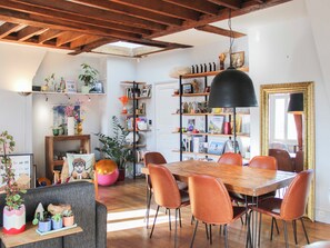 Dining - Charming 66 sqm attic flat, Paris (Paris)
