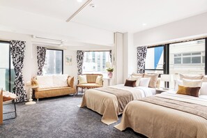 1 bedroom, iron/ironing board, WiFi, bed sheets - 2 minutes from Toranomon Hills Station】Excellent access to Tokyo, Ginza and Roppongi! Max. 6 people, quiet and convenient location: 5th floor (Minato-ku)