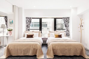 1 bedroom, iron/ironing board, WiFi, bed sheets - 2 minutes from Toranomon Hills Station】Excellent access to Tokyo, Ginza and Roppongi! Max. 6 people, quiet and convenient location: 5th floor (Minato-ku)