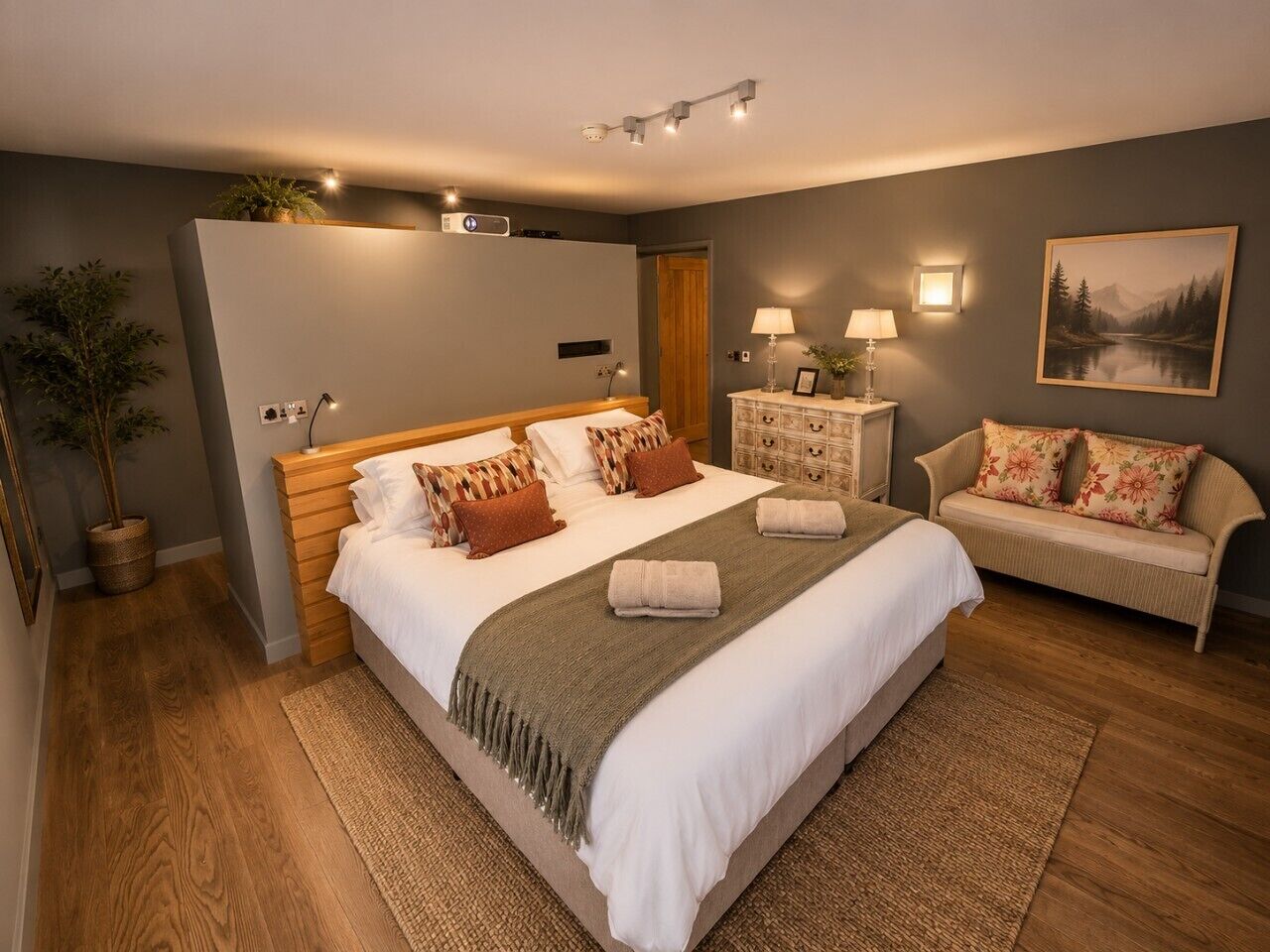 1 habitación, tabla de planchar con plancha, wifi y ropa de cama 