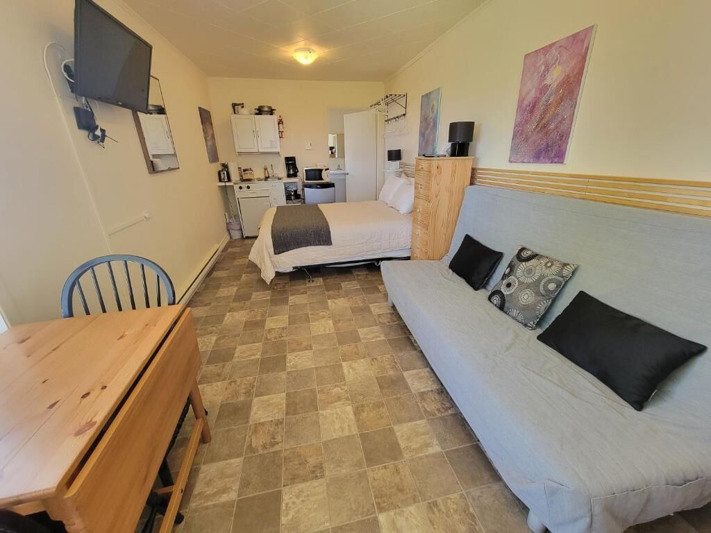 Double Room, 1 Queen Bed with Sofa bed, Kitchenette, Sea View
